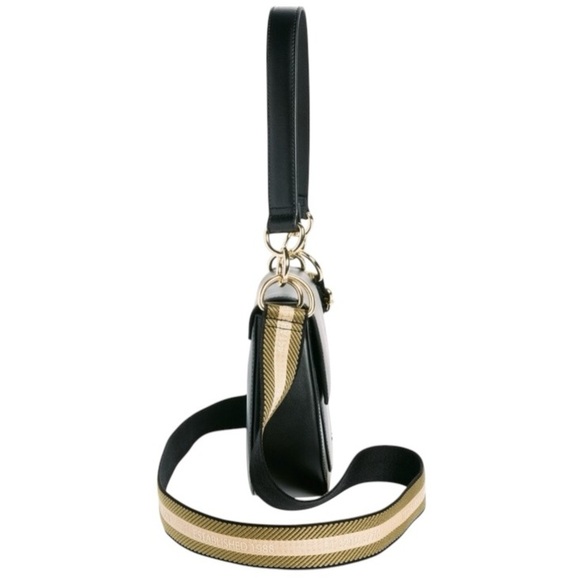 New W/Tags Ted Baker Darcell Leather Saddle Bag in Black - Picture 3 of 15